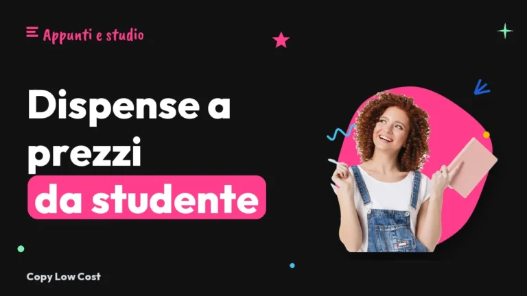 Stampare le dispense universitarie spendendo poco