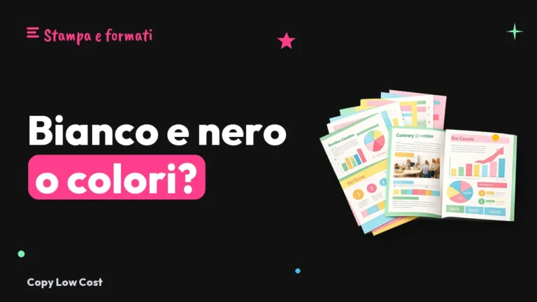 Bianco e nero o colori: quando vale la pena il colore