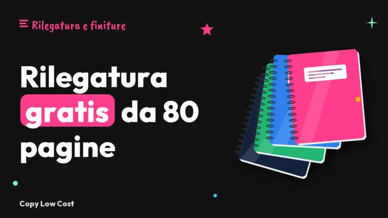 Rilegatura a spirale gratis da 80 pagine: come funziona